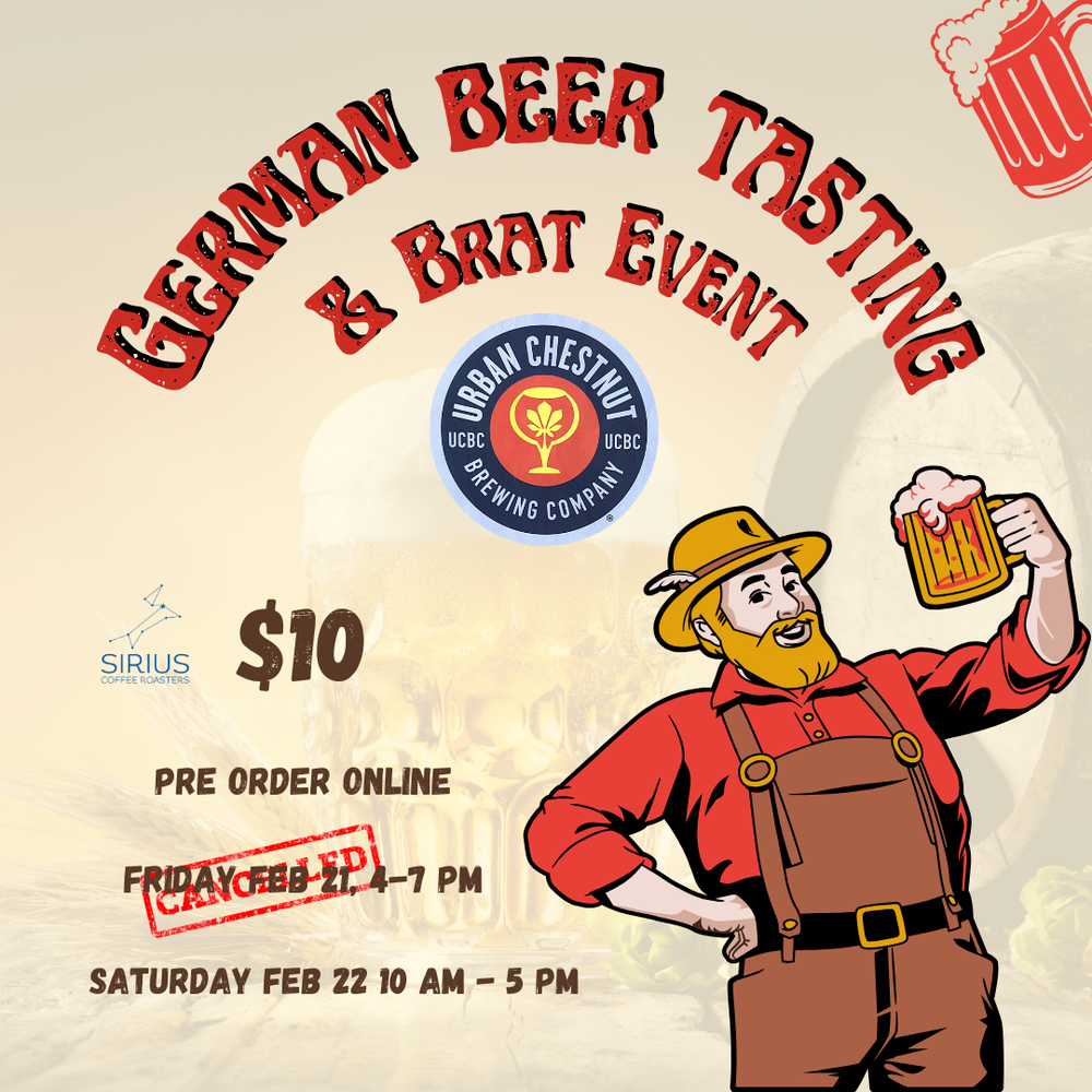 German Beer Tasting & Brat Event